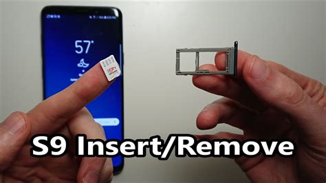 Samsung S9 / S9+: How To Remove or Insert a Sim .